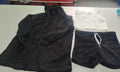 3pcs Womens Clothing Long Sleeve Crop Tank Top And Drawstring Shorts